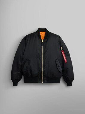 Alpha Industries MA-1 Bomber Jacket (Heritage) In Black